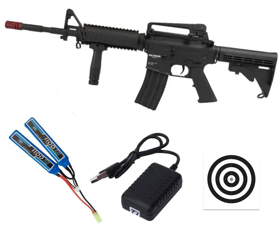 Rifle Airsoft Sentinel M4A1 Carbine Full Metal + Bateria + Carregador