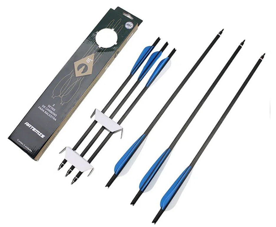 Besta/Balestra Composta Quick Strike 185 lbs + Luneta 4x32 + 3 Flechas de Fibra De Carbono