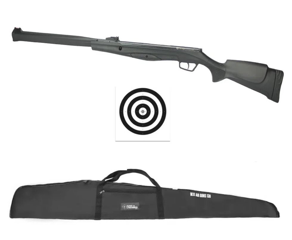 Carabina De Pressão Stoeger Rx20 Nitro S3 Supressor 5.5 + Capa + Alvos