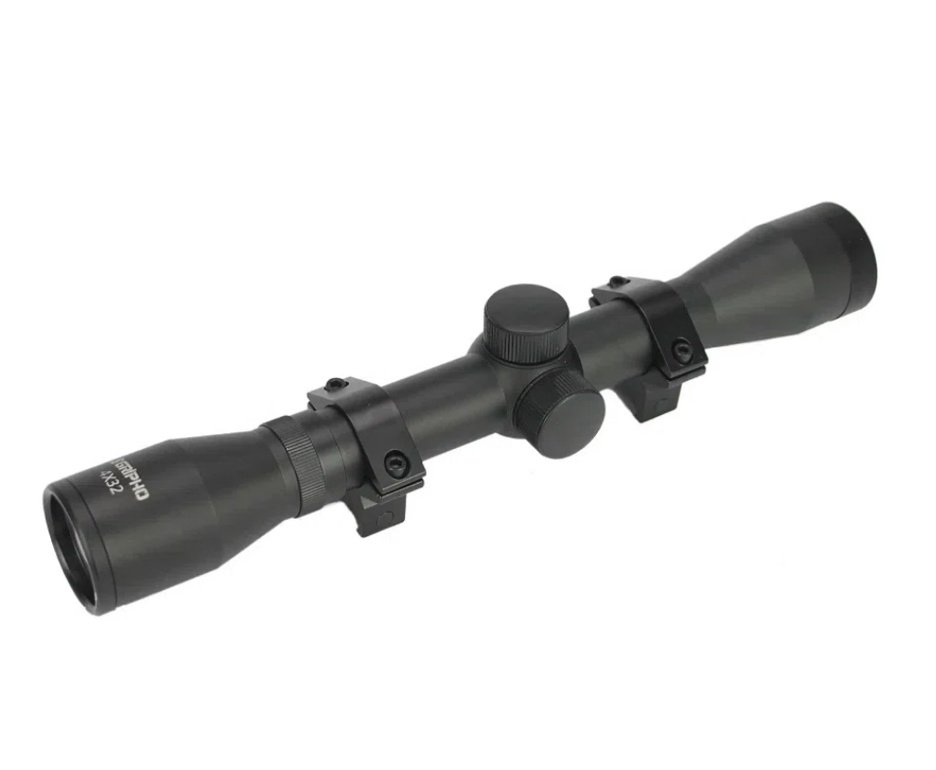 Carabina de Pressão CO2 Crosman 1077 TAC Semi auto 4,5 + BBS + CO2 + Luneta + Alvos + Capa