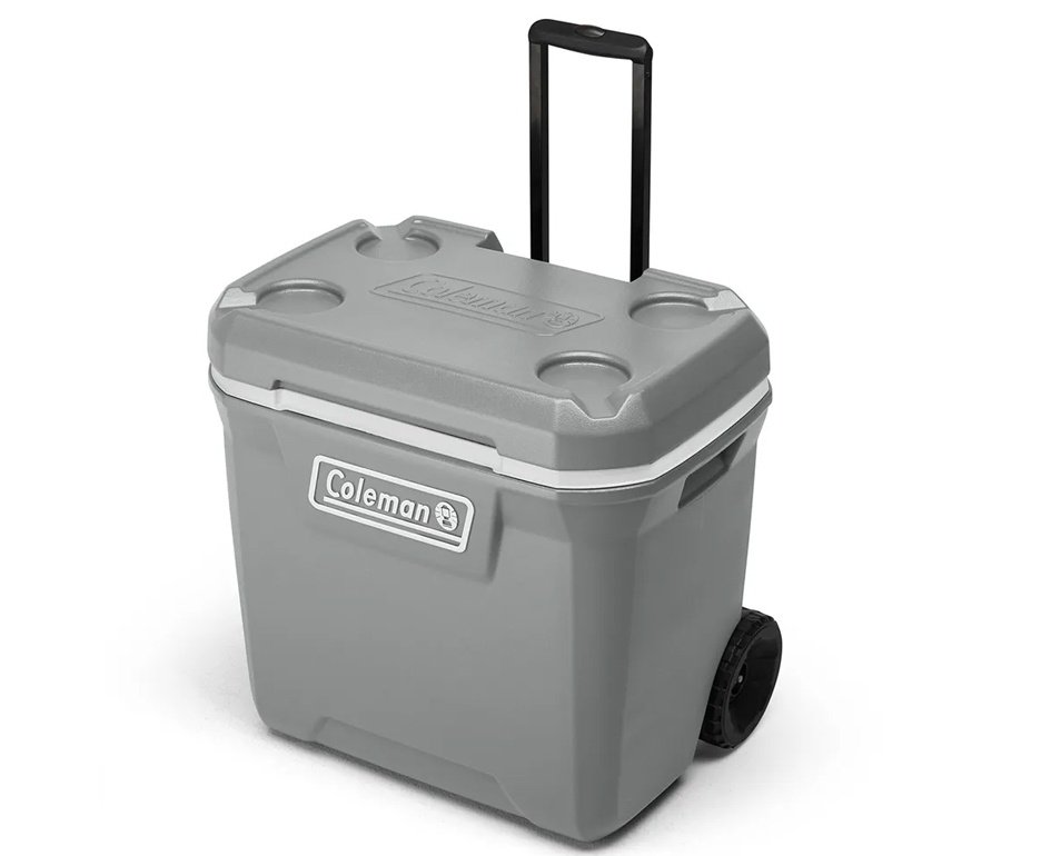 Caixa Térmica 316 Séries com Rodas 65 QT 61,5L Silver Ash - Coleman