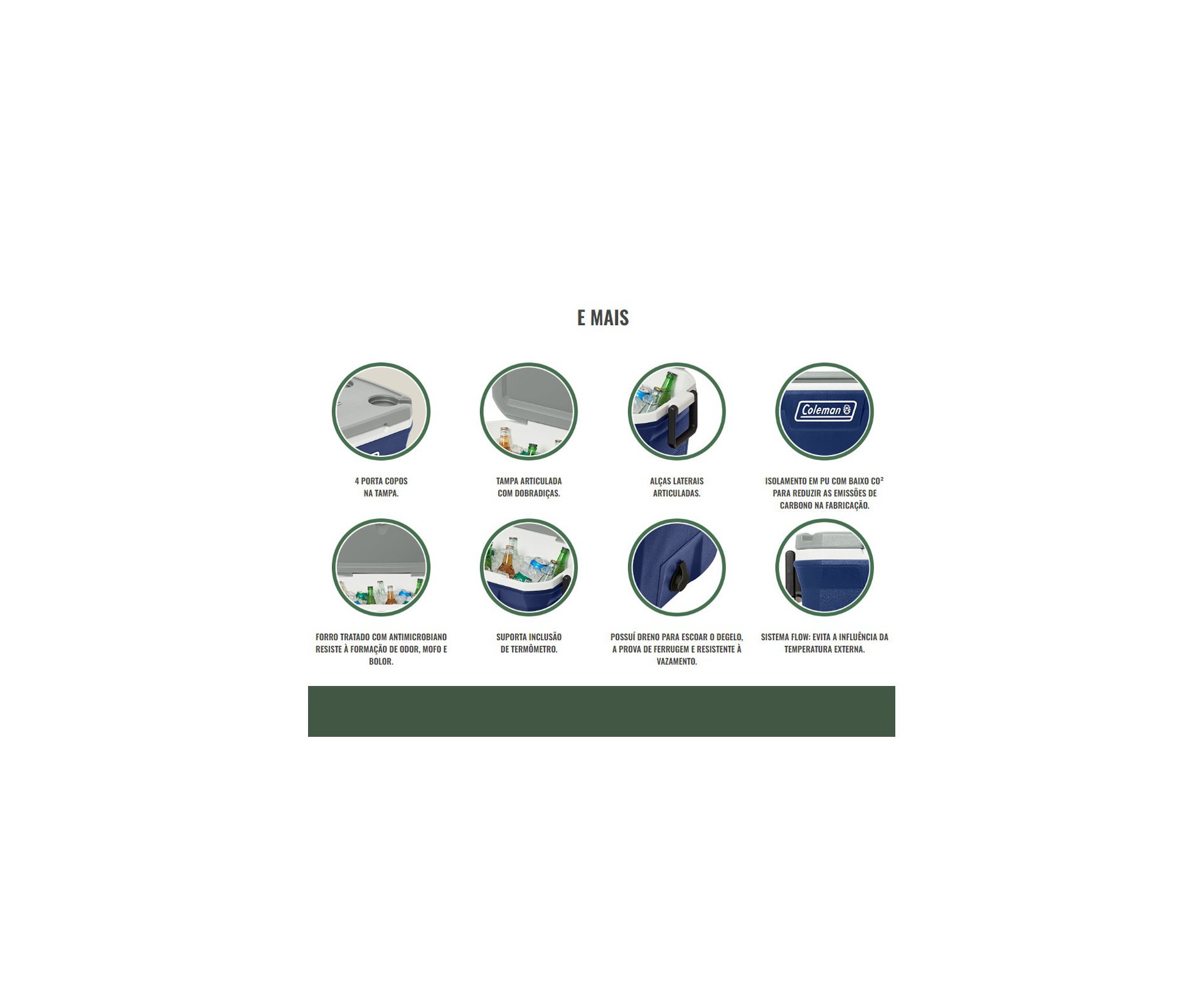 Caixa Térmica 316 Séries 52 QT 49L Lakeside - Coleman