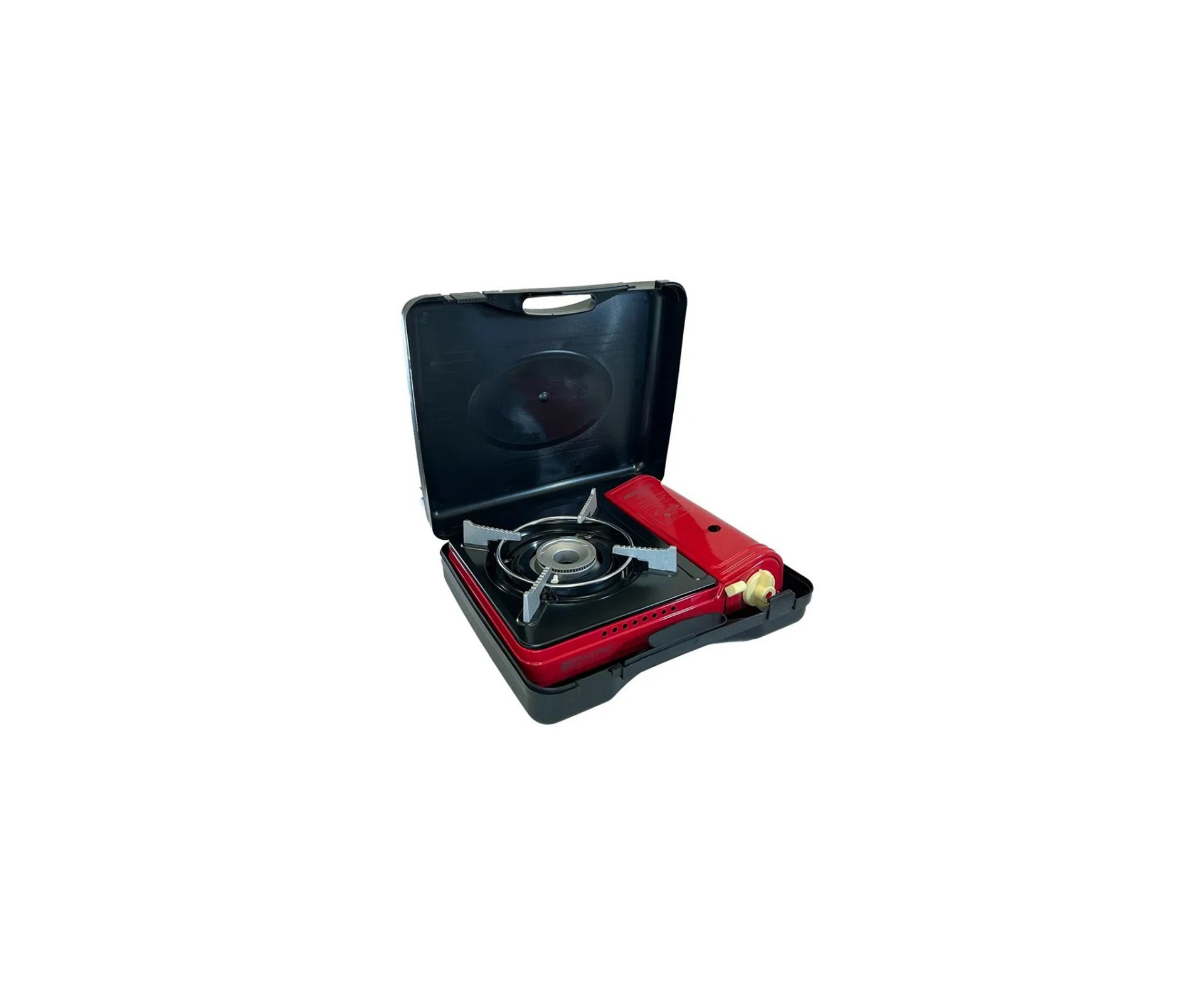 Fogareiro Aria camping, pesca e Cozinha com ignição eletrônica + Refil + Grill Plate