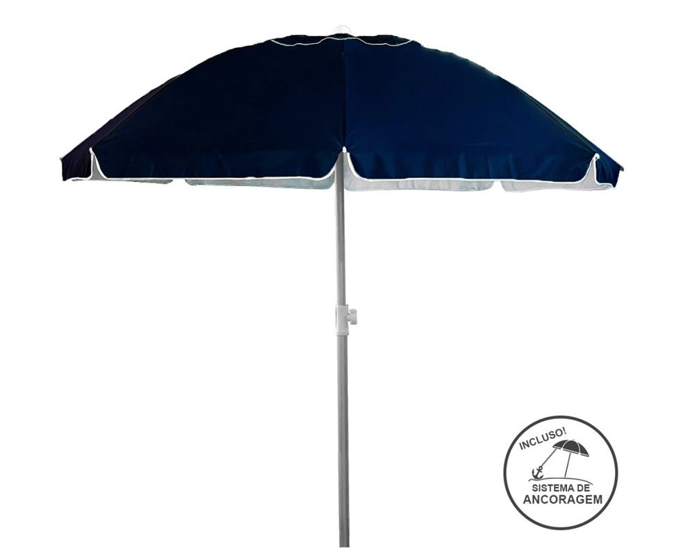 Guarda Sol Aluminio 2,00m Marinho - Zaka