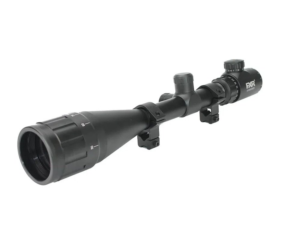 Carabina de Pressão PCP Puncher Mortal X Tactical 5.5 mm - Kral Arms + Bomba + Luneta 6-24x50