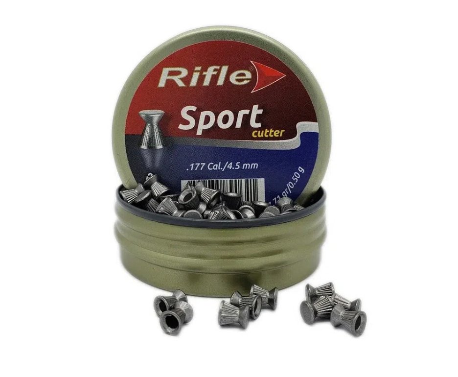 Kit 3 Chumbinho Rifle Cutter 4.5mm .177 Sport & Field 250 unidade + 30 Alvos