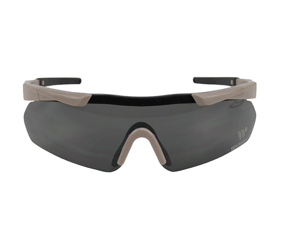 Óculos de Proteção Tático Desert Warmmo 03 lentes 2.0 mm