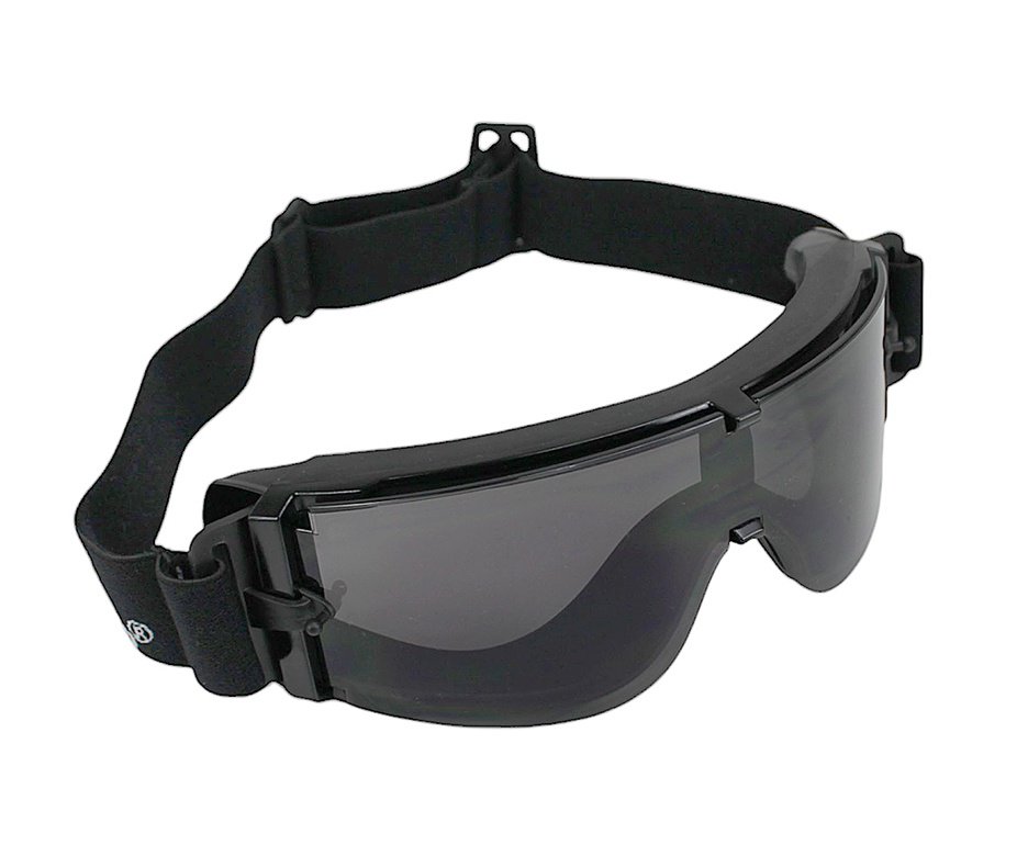 Óculos de Proteção Tático Goggle Warmmo lentes 2.6mm Preto