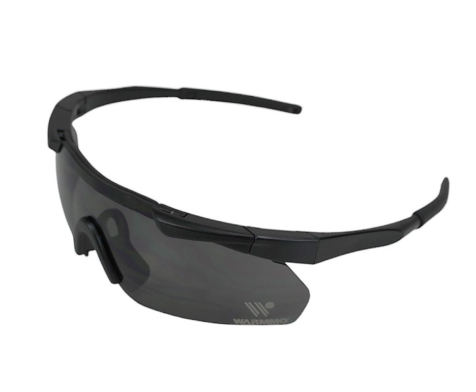 Óculos de Proteção Tático Warmmo 03 lentes 2.0mm - Preto