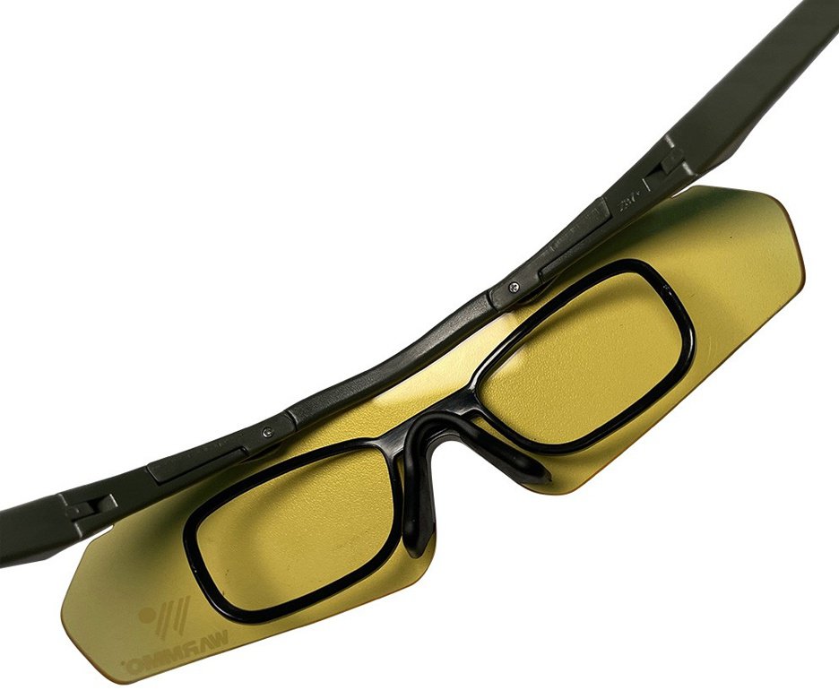 Oculos de Proteção Tatico Jungle Warmmo 03 lentes 2.0 mm- Verde