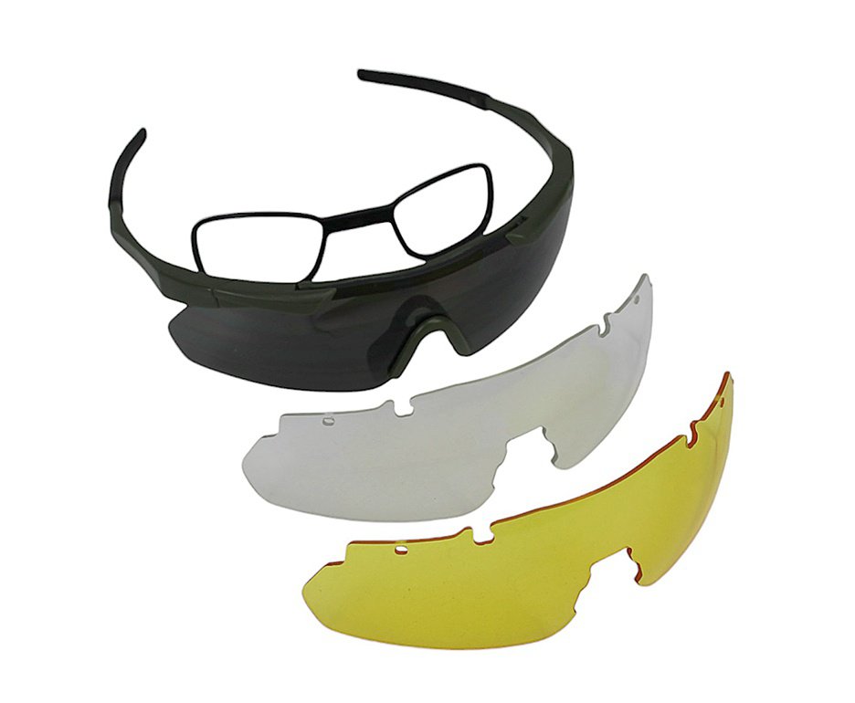 Óculos de Proteção Tático Jungle Warmmo 03 lentes 2.0mm Verde