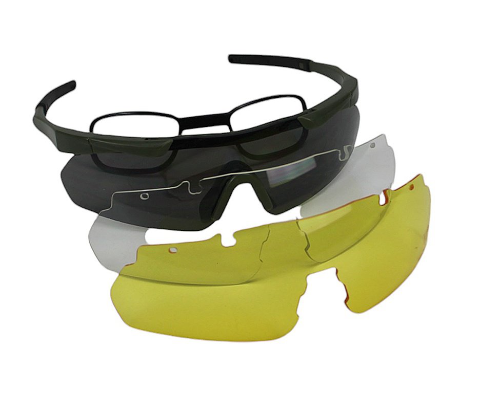 Óculos de Proteção Tático Jungle Warmmo 03 lentes 2.0mm Verde