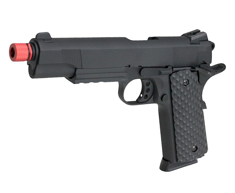 Pistola de Airsoft Gás GBB 1911 Commander Blowback Full Metal 6mm - Rossi