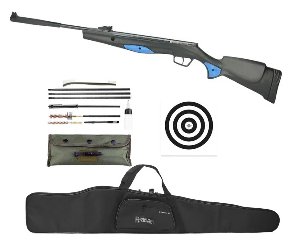Carabina De Pressão Stoeger Rx20 Nitro Dynamic 5.5mm Beretta - Fxr + Capa + Alvos + Kit Limpeza