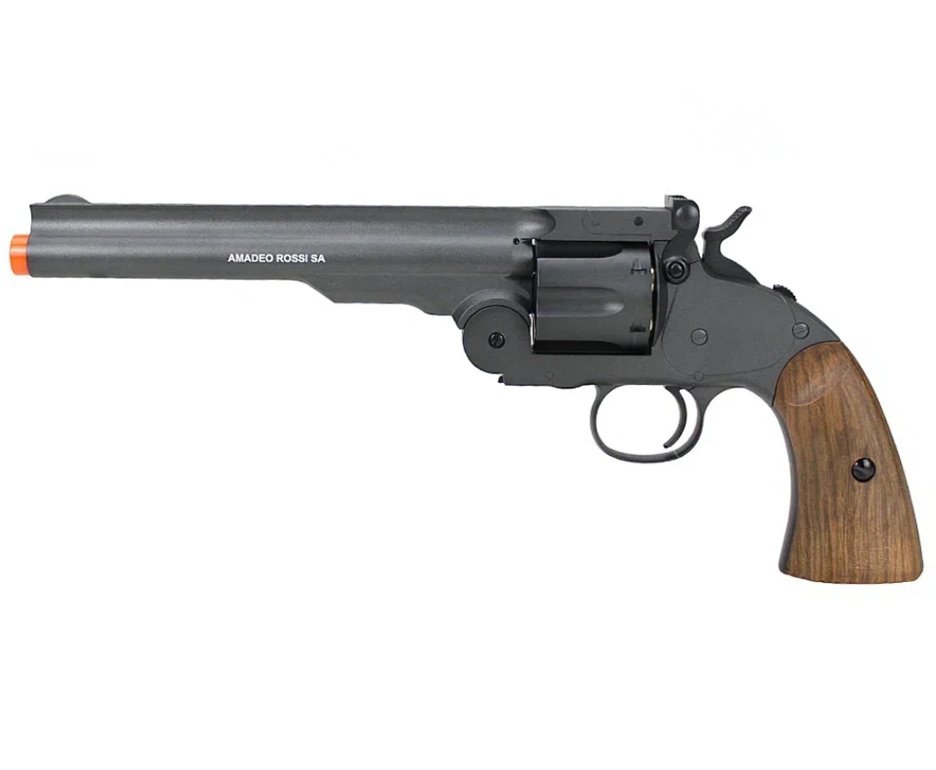 Revólver de Pressão CO2 Colt .45 Cowboy 7" Full Metal 4,5mm - Rossi + Co2 + BBs