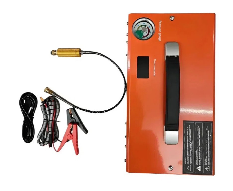 Carabina de Pressão PCP Hatsan Blitz Full Auto 5,5mm - Hatsan + Compressor de ar para PCP Compacto portátil 300BAR 110V/220V/12V