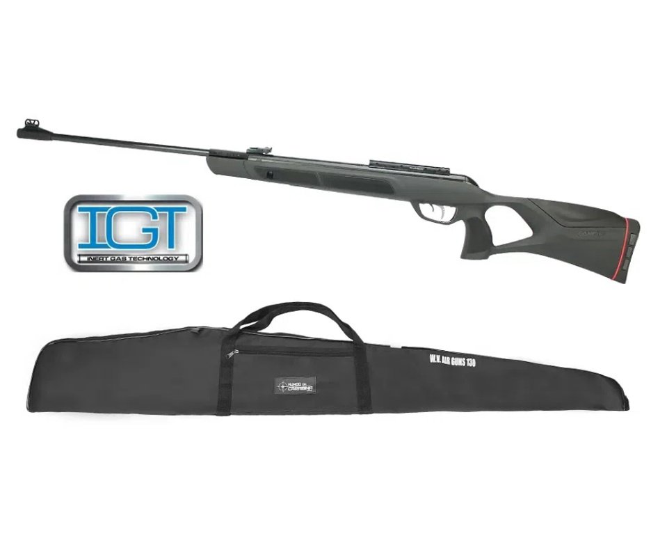 Carabina De Pressão G-magnum 1250 Igt Mach 1 Gas Ram - Polimero Cal 5,5mm - Gamo + Capa