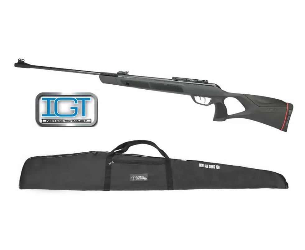 Carabina De Pressão G-magnum 1250 Igt Mach 1 Gas Ram - Polimero Cal 5,5mm - Gamo + Capa