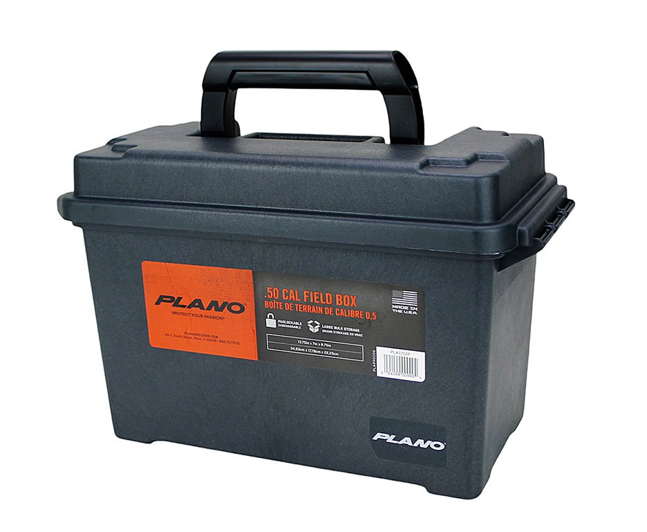 Caixa para munição Plano Black Field Ammunition Box .50 Cal Portable