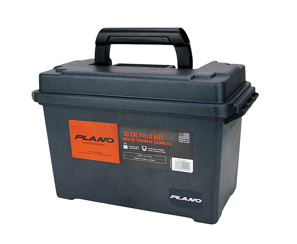 Caixa para munição Plano Black Field Ammunition Box .50 Cal Portable