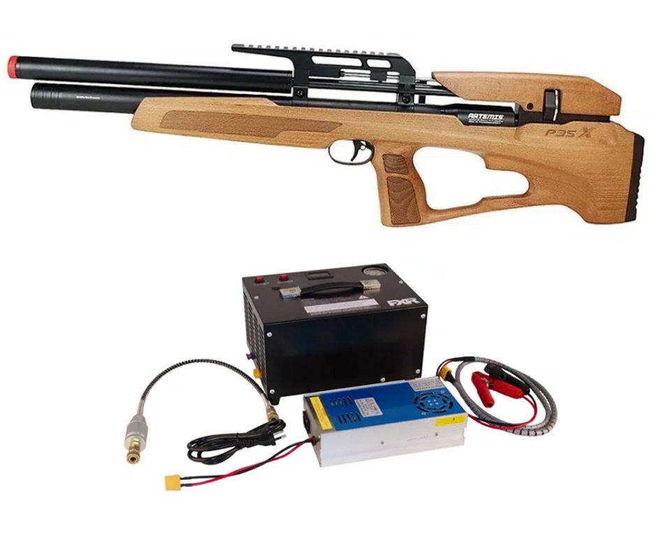 Carabina PCP P35X Evolution  Artemis 5.5 - FXR + Compressor 300BAR 110V/220V/12V SMART PTT KMD