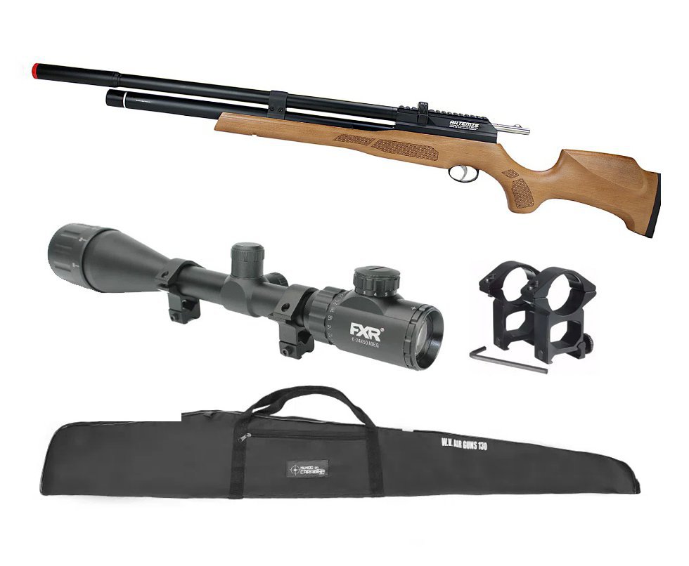 Carabina PCP Artemis M25W Thunder Classic 5.5mm - FXR + Luneta 6-24x50 + Capa