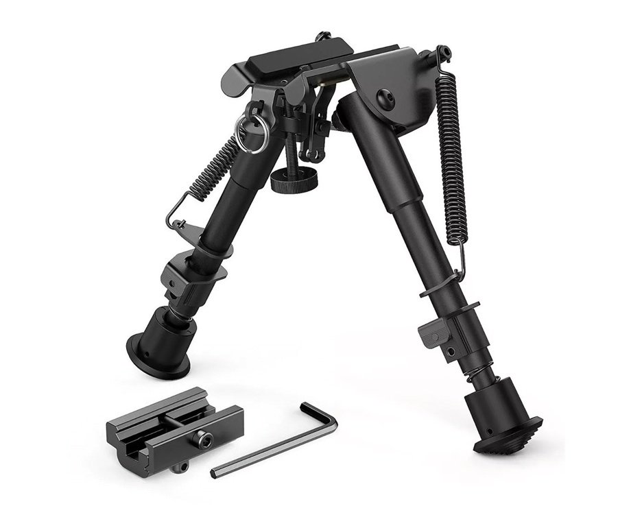 Bipé Bipod Universal Retrátil + Adaptador Trilho 20mm - Gripho MDC