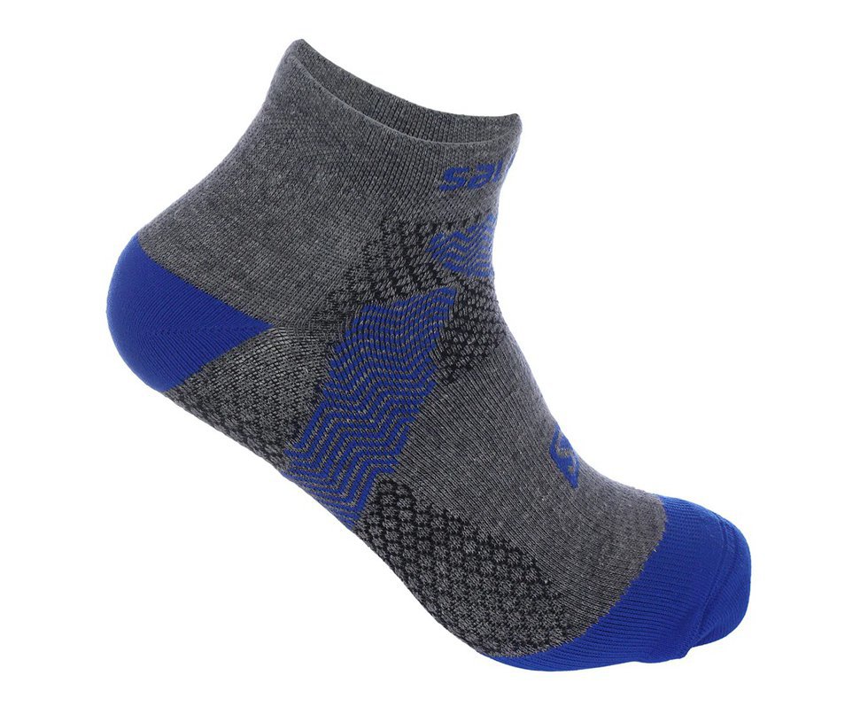 Meia Técnica Salomon Cano Curto MESCLA/AZ - 38-42