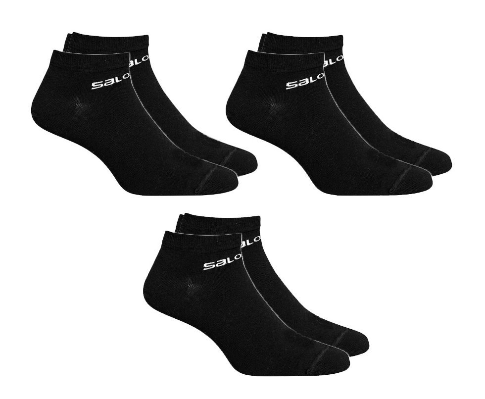 Meia Salomon Festival Cano Baixo Masculina 3Pares PT 35-38