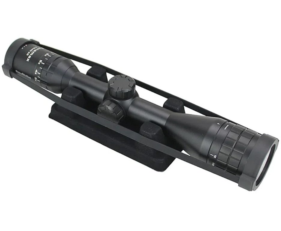 Carabina de Pressão PCP Bull Pup Puncher Empire X Wood 5.5mm 600cc - Kral Arms + Luneta Nikko Stirling 3-9x40 FXR Artemis