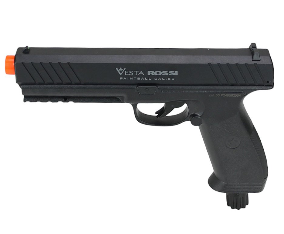 Pistola CO2 Rossi Vesta .50 Home Defense PDW50 RAM LTL 16 Joules + 05 Co2 + 50 Esferas