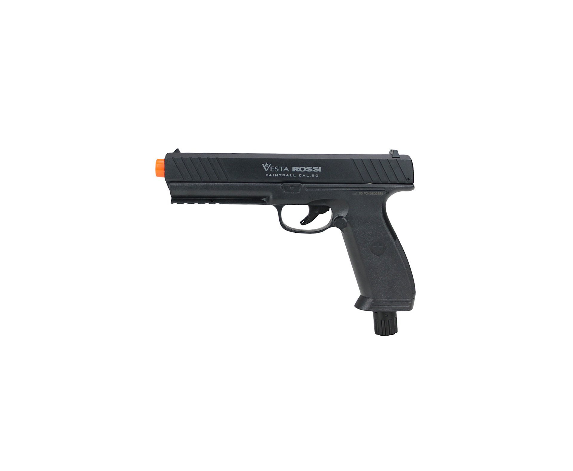 Pistola CO2 Rossi Vesta .50 Home Defense PDW50 RAM LTL 16 Joules + 10 Co2 + Esferas de Aluminio + Esferas de Borracha