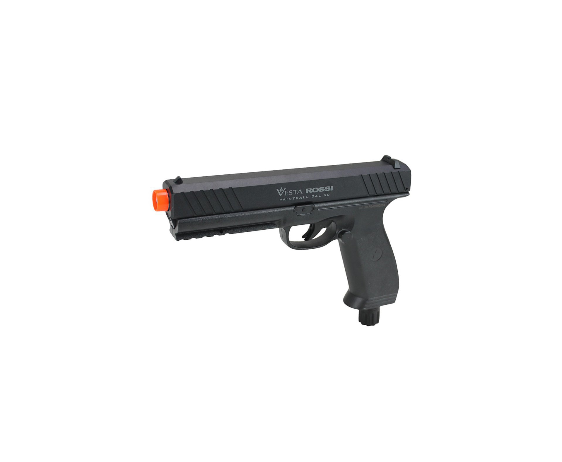 Pistola CO2 Rossi Vesta .50 Home Defense PDW50 RAM LTL 16 Joules + 10 Co2 + Esferas de Aluminio + Esferas de Borracha