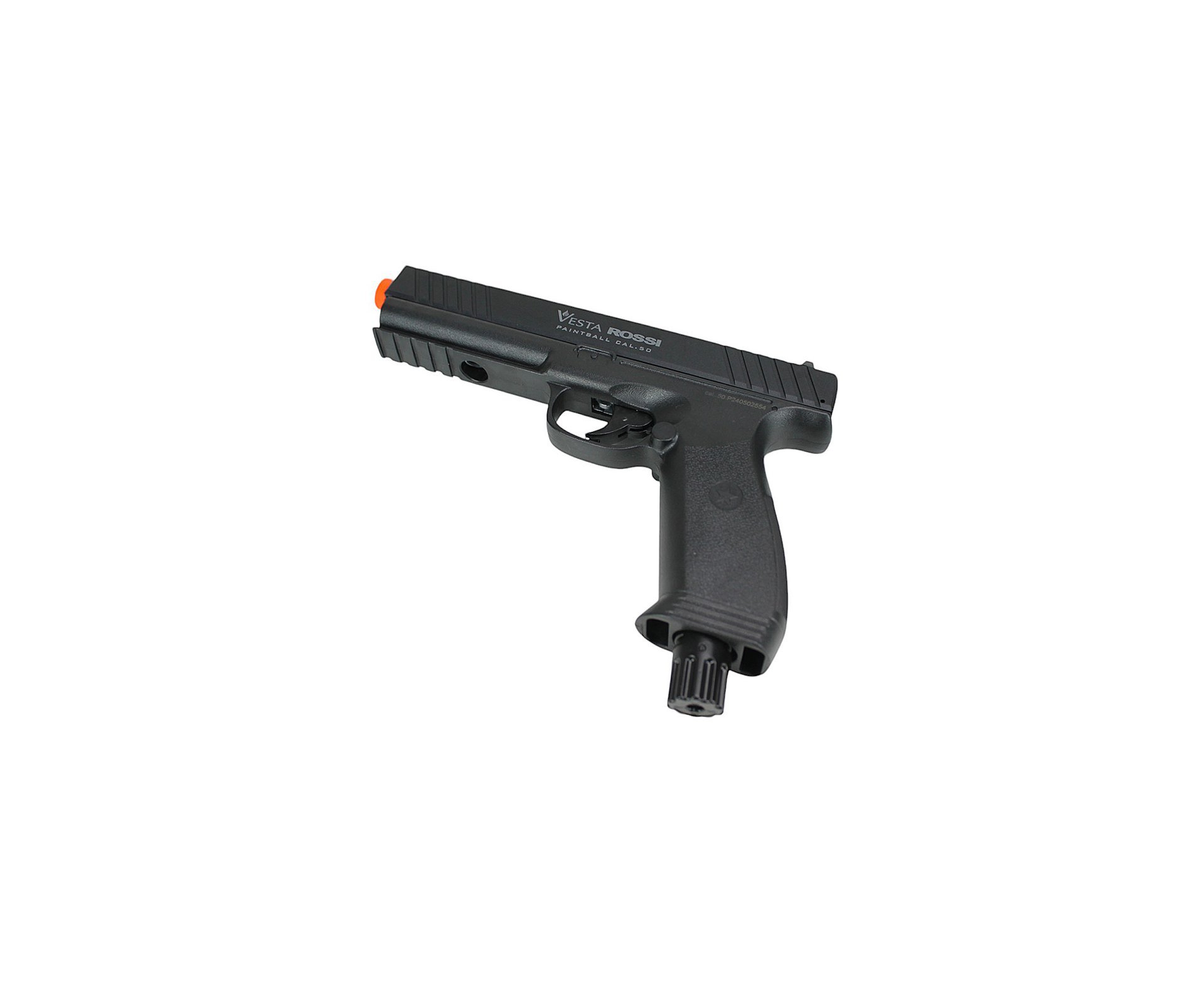 Pistola CO2 Rossi Vesta .50 Home Defense PDW50 RAM LTL 16 Joules + 10 Co2 + Esferas de Aluminio + Esferas de Borracha