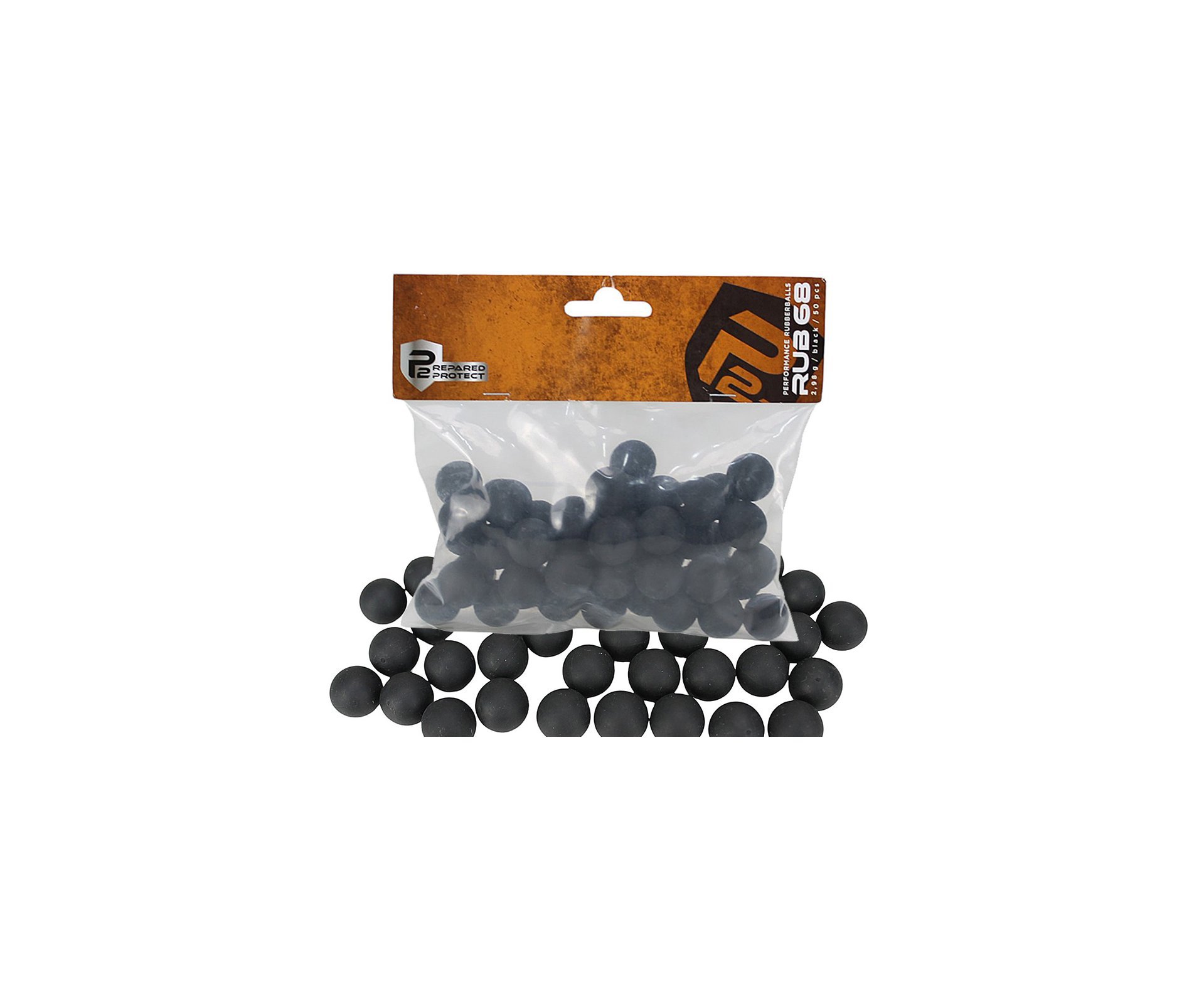 Esferas de Borracha .68 Umarex para Revólveres de Pressão CO2 - Embalagem com 50 Unidades