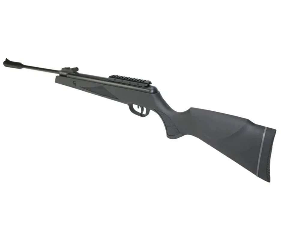 Carabina de Pressão Black Hawk 6,0mm Gas Ram Nitro Artemis FXR + Chumbinho + Bipé + Alvos + Kamuff + Luneta 4x32 + Capa