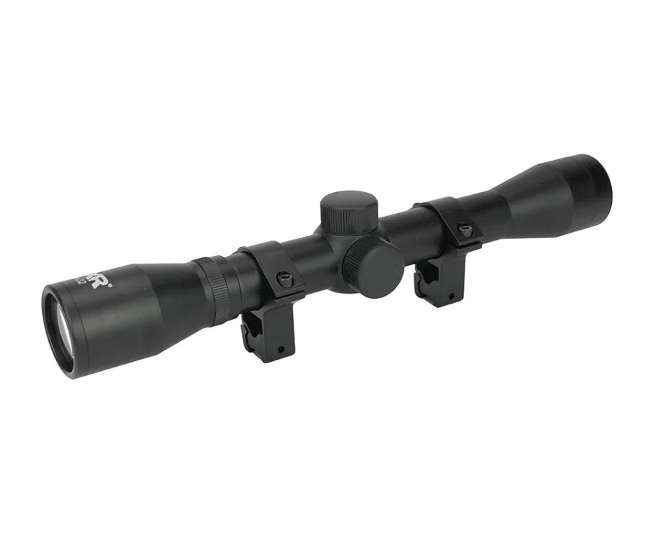 Carabina de Pressão Black Hawk 6,0mm Gas Ram Nitro Artemis FXR + Chumbinho + Bipé + Alvos + Kamuff + Luneta 4x32 + Capa
