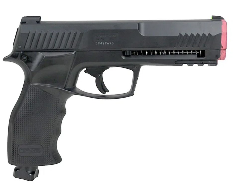 Pistola de Pressão CO2 HDP T4E P320 Defense GEN2 Cal .50 LTL Umarex + Esferas + Alvos + 05 Co2