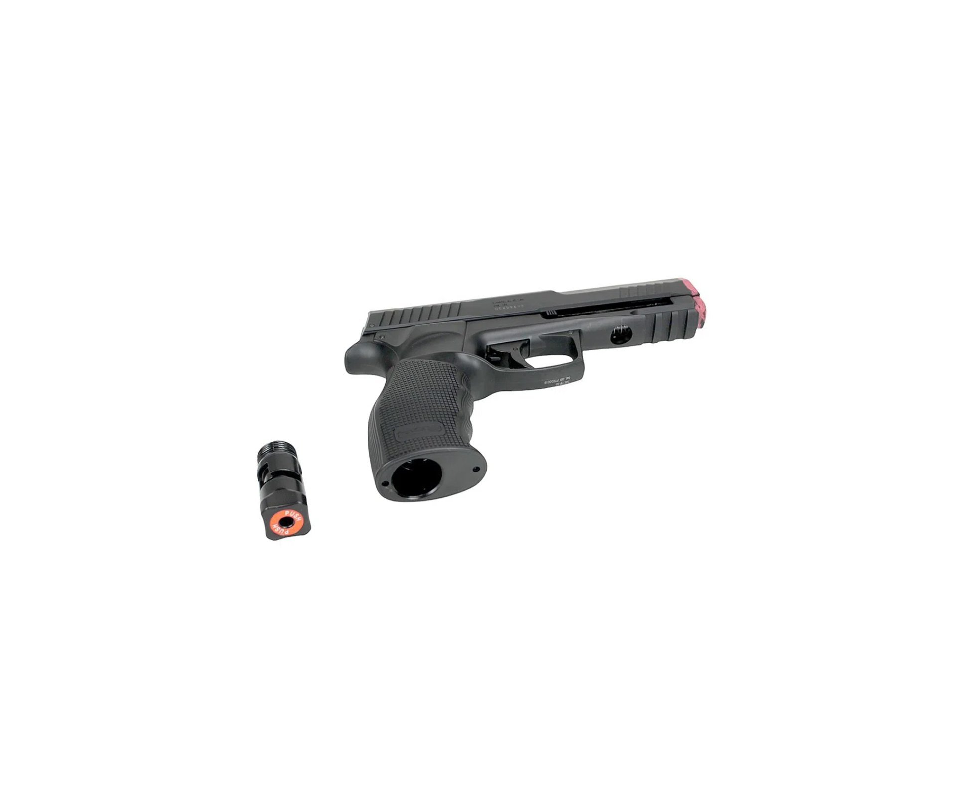 Pistola de Pressão CO2 HDP T4E P320 Defense GEN2 Cal .50 LTL Umarex + Esferas + Alvos + 05 Co2