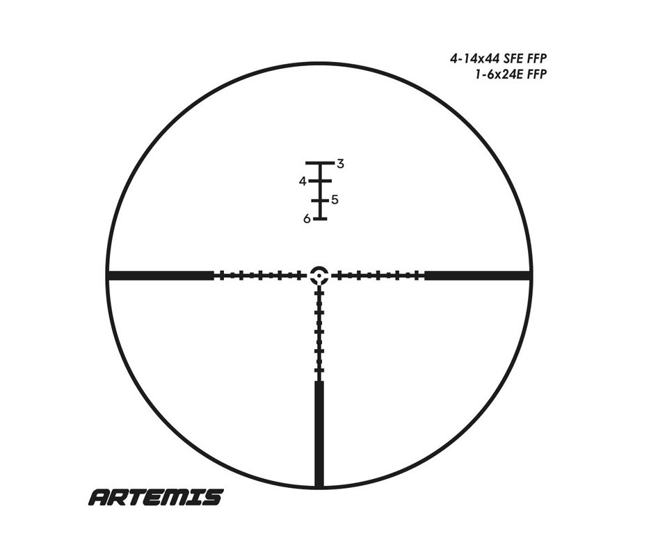 Luneta Artemis 4-14x44SFE FFP 22mm - FXR