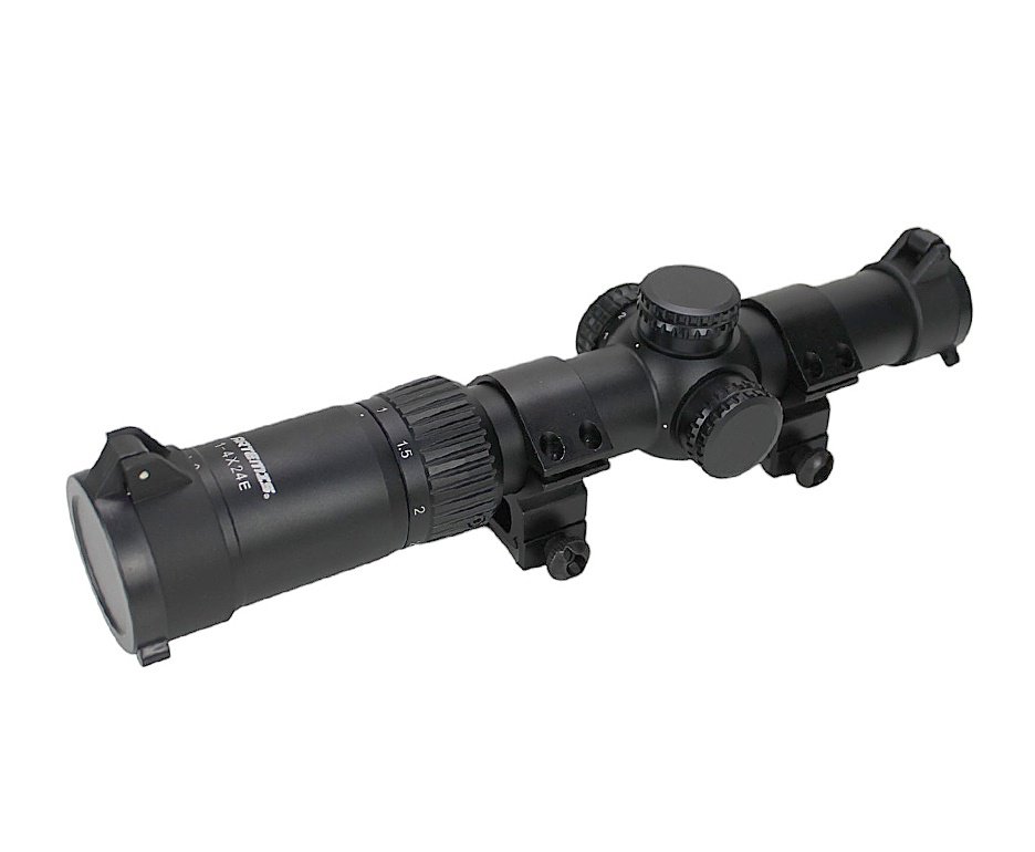 Luneta Artemis 1-4x24E 22mm para armas de fogo - FXR