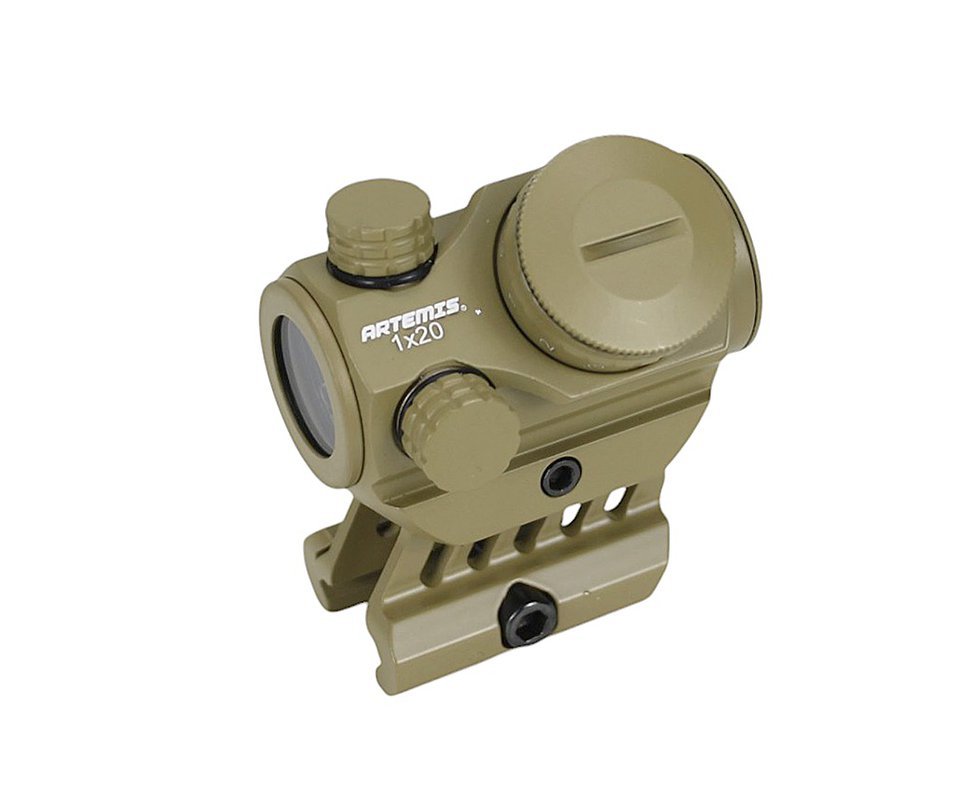 Red Dot Tático 1x20 Artemis 22mm TAN  - FXR