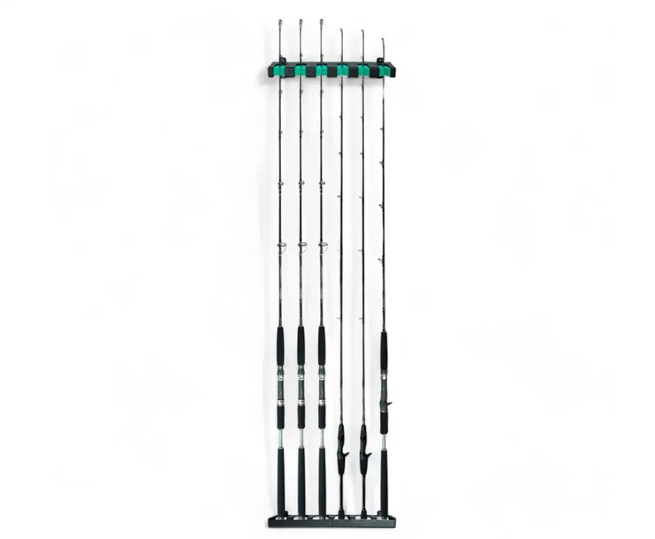 Suporte para 06 Varas de pesca Pioneer Rod Holder Ultra Pro AW-037 Verde