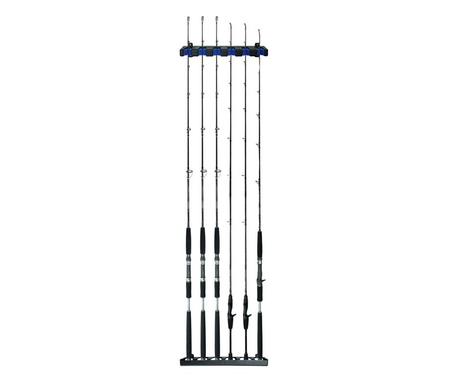 Suporte para 06 Varas de pesca Pioneer Rod Holder Ultra Pro AW-037 Azul