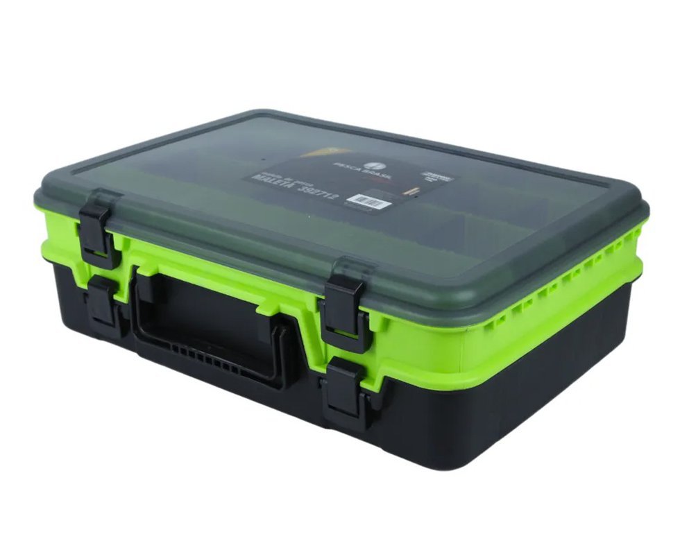 Maleta Estojo de Pesca 392712 Verde - Pesca Brasil