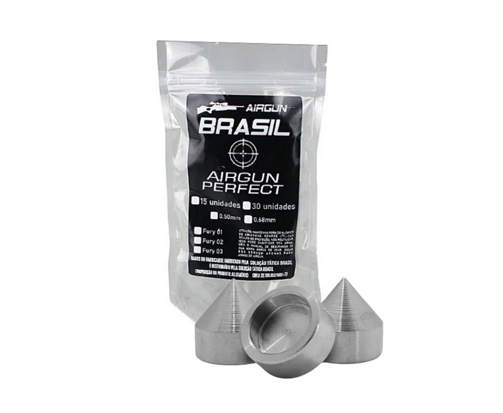 Munição Strike Fury Aluminio Revolver HDR .50 12,4mm Umarex 30un - Airgun Brasil