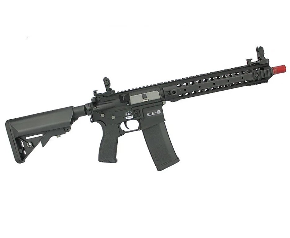 Rifle de Airsoft AEG Full Metal M4 Long SA-E06 Black Edge E-Series + Bateria + Carregador