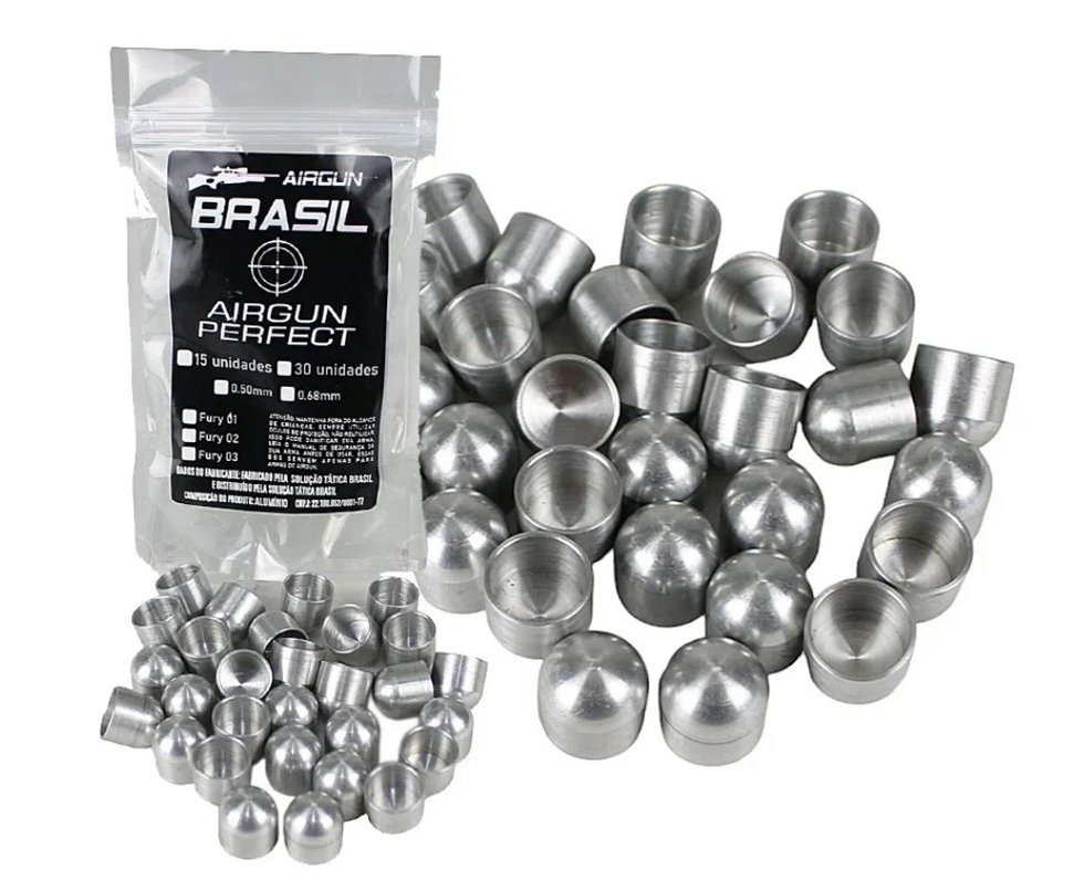 Munição Slug First Strike Umarex Aluminio Paintball .50 / Pct com 30un HDR Umarex - Airgun Brasil