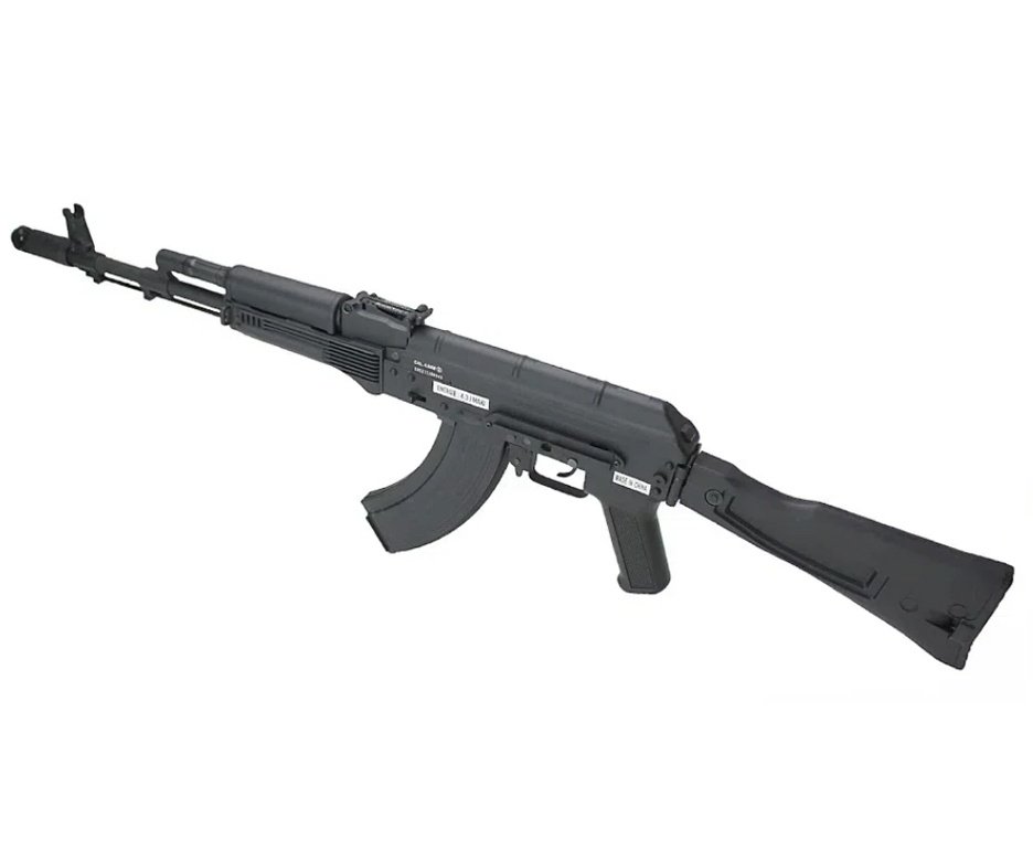 Rifle de Pressão a Gás CO2 AK 101 Kalashnikov Full Metal 4.5mm - Cybergun + Co2 + BBS