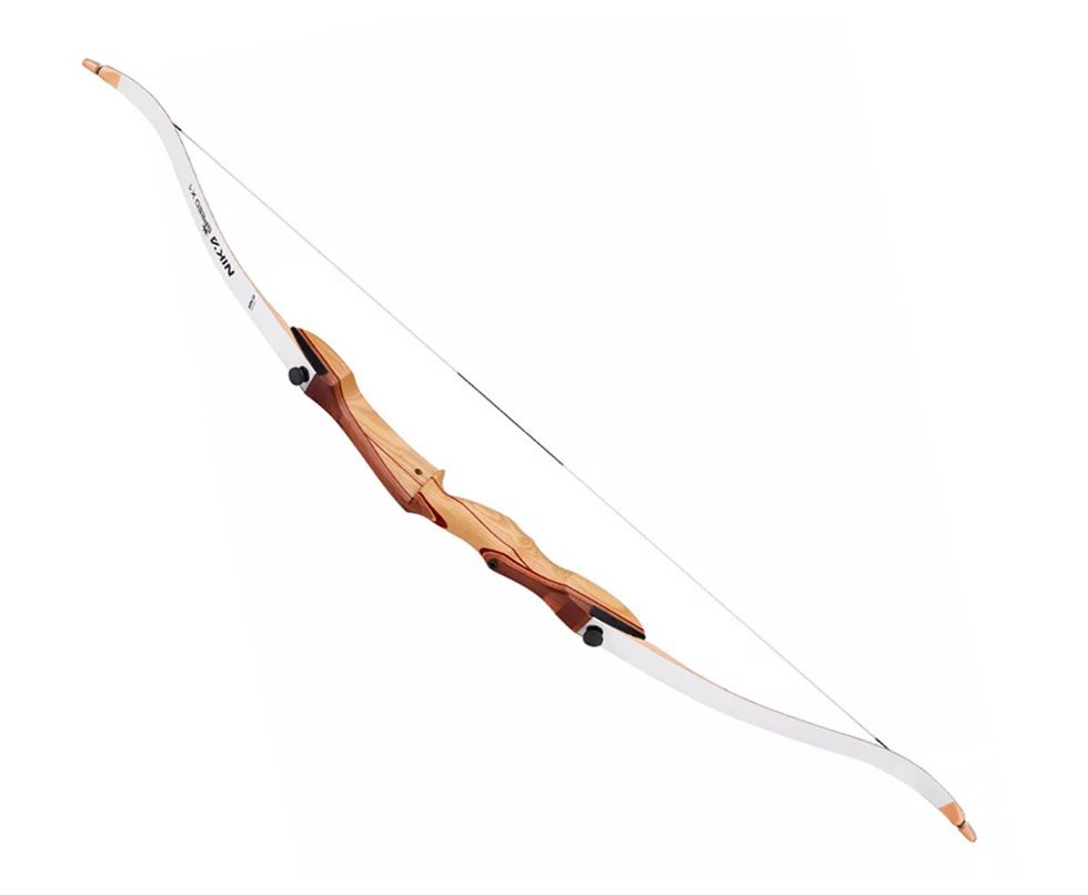 Arco Recurvo de Madeira Nika Archery 68'' / 28 Lbs Destro